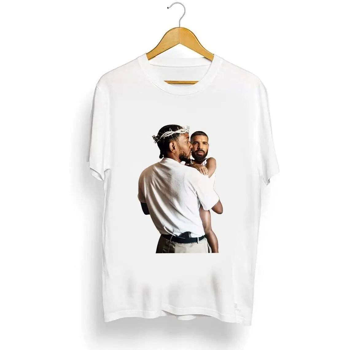 Kendrick Lamar Holding Baby Drake T Shirt Trending