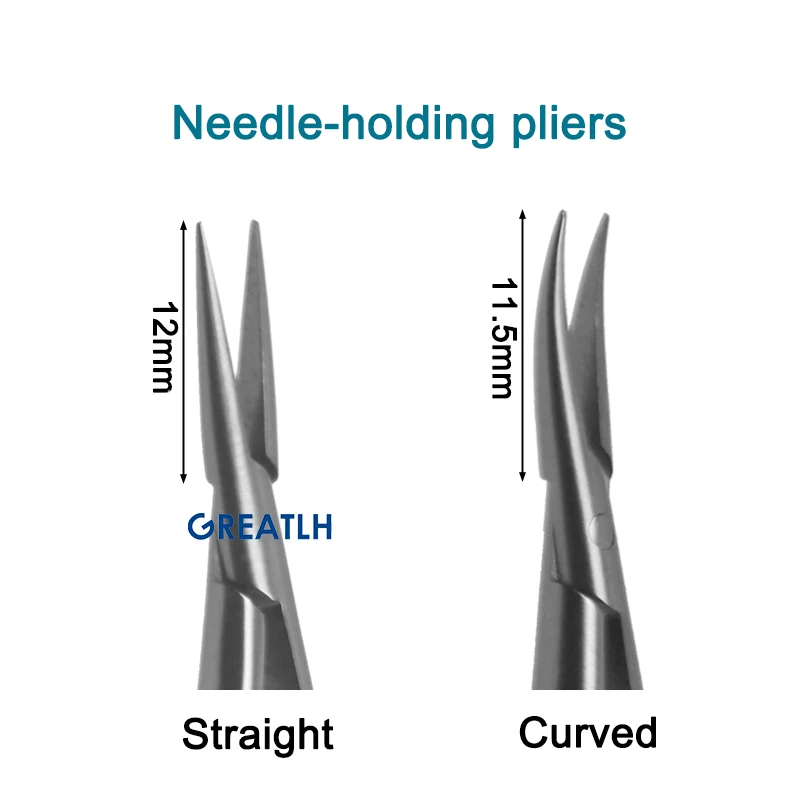 Imagem -03 - Greatlh- Ophthalmic Instrument Grupo Forcep Needle Holder Scissor Eyelid Micro Tools Oftálmico Eye Instrument Aço Inoxidável