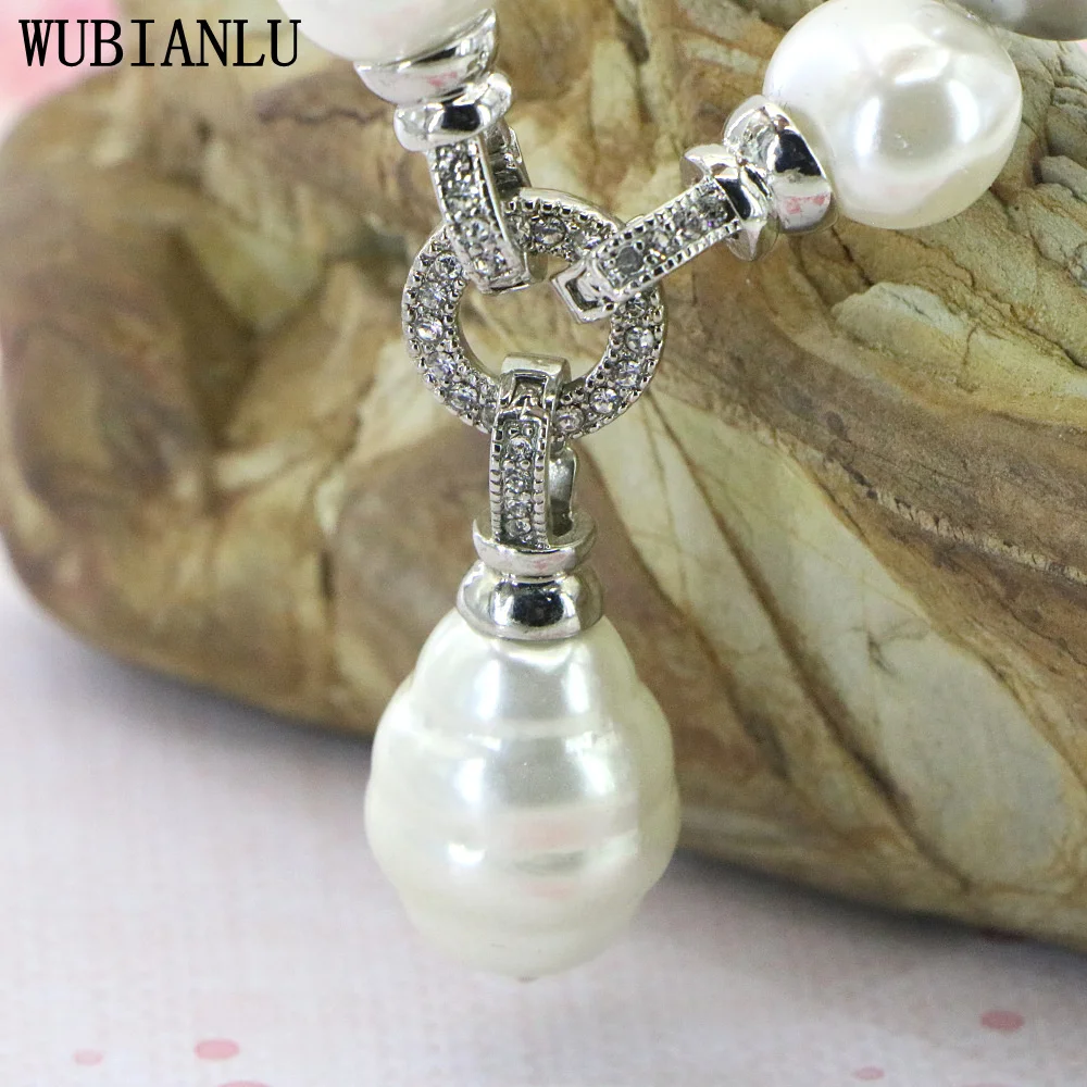 Charming White Candy Shell Pearl Women's Pendant Necklace Shell Pearls Jewelry Party Girl Birthday Gifts Wholesale And Retail