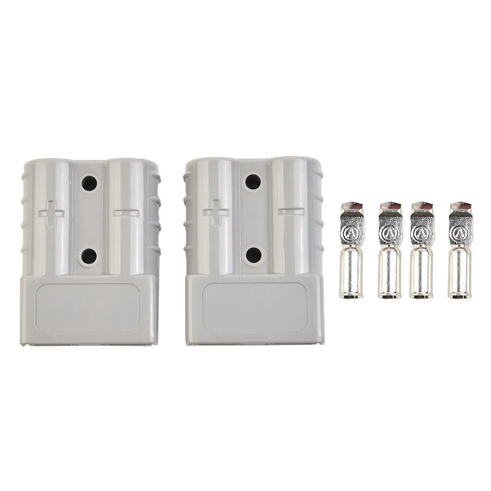 For Forklift Power Connector 50A 600V Battery Power Connector Terminal Kit Battery Quick Charging Power Plug-