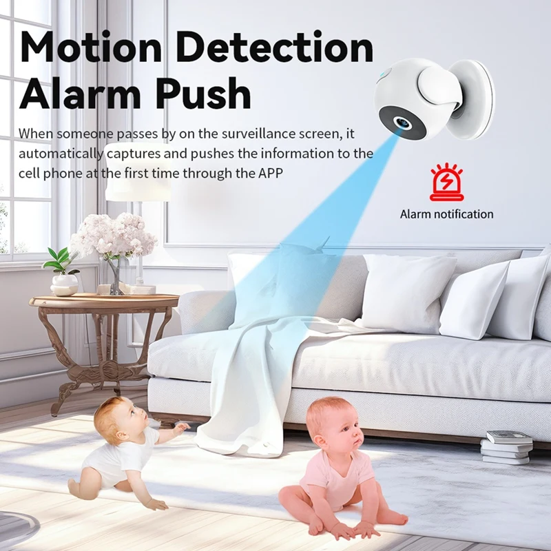 3X Digital Zoom AI Human Detect Camera Night Vision Baby Security Surveillance Wireless IP Indoor Camera