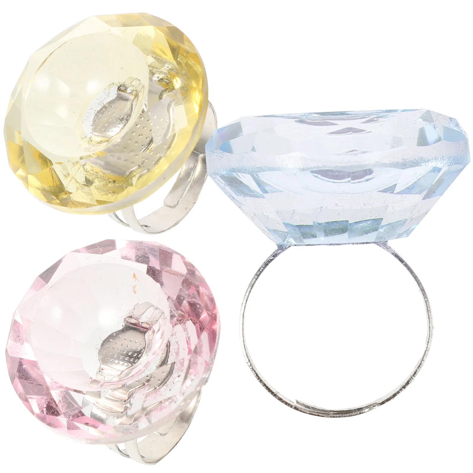 3 قطعة كأس الغراء رمش قسط قابلة لإعادة الاستخدام المحمولة ل رمش تمديد الصباغ حامل الإبداعية حلقة شكل تصميم كاذبة لاش الغراء #4