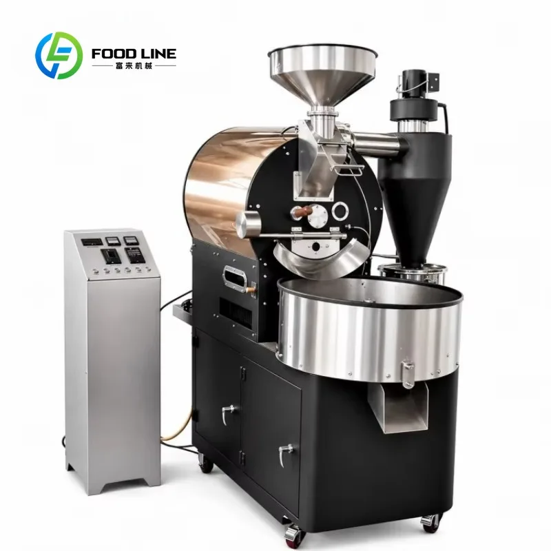 Custom Made  30Kg  60kg Gas Coffee Roaster  Prices of Coffee Roasting Machine
