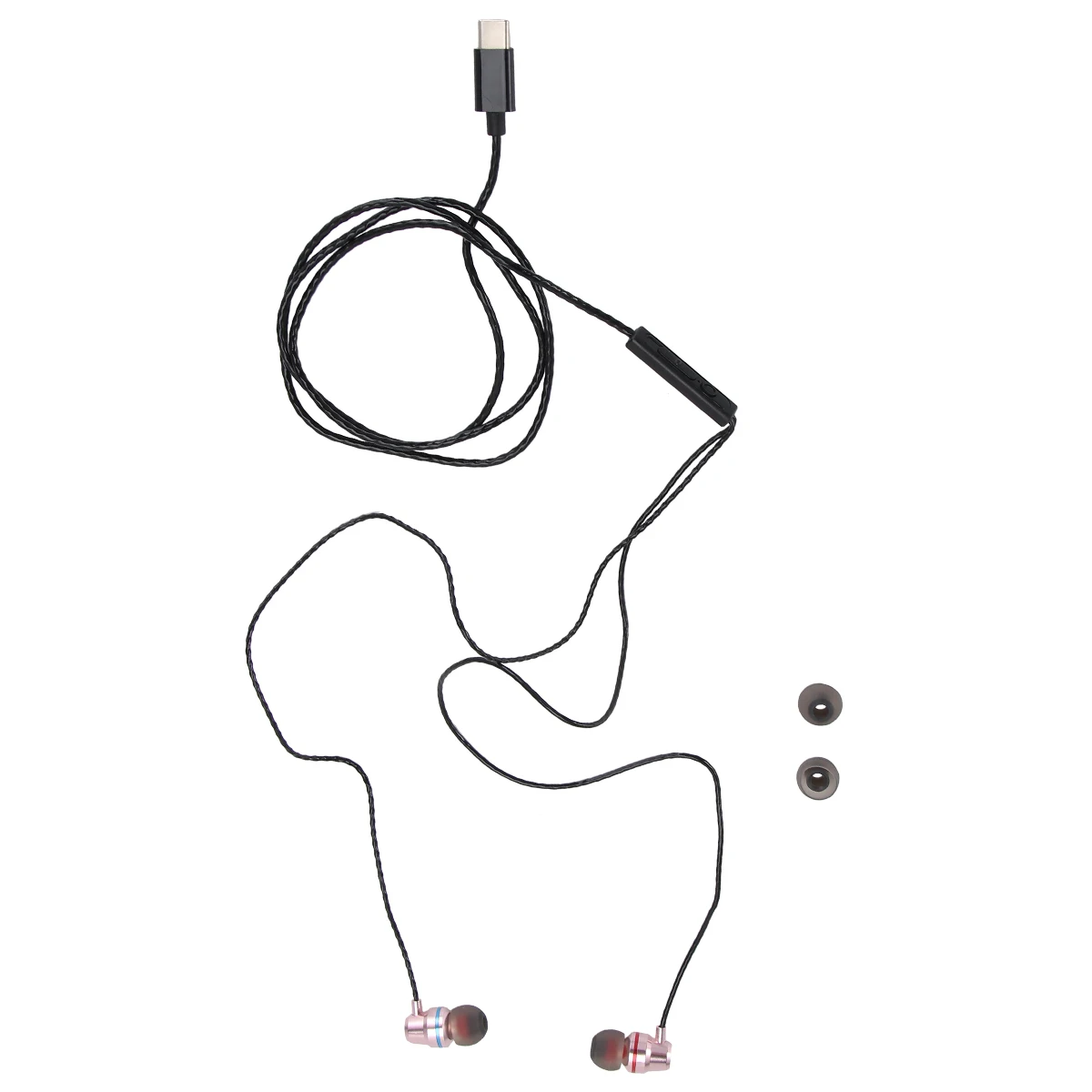 

Super Bass In-Ear Earphones Type C Hifi Stereo Sweatproof Lightweight Ergonomic Fit For Type-C Smartphones Devices With