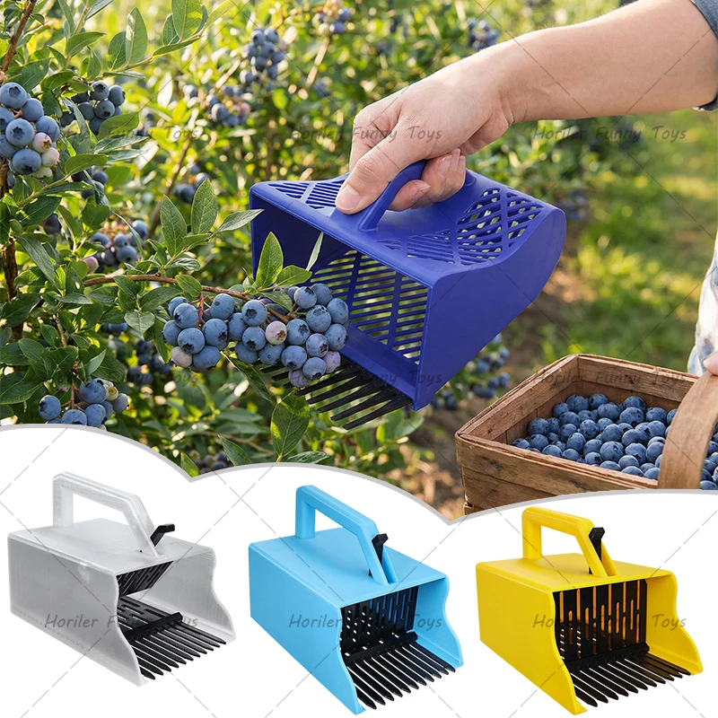 

Outdoor Blueberry Picker Glow in Dark Berry Picker with Comb Teeth for Huckleberries Large Capacity Harvest Season Garden Tool