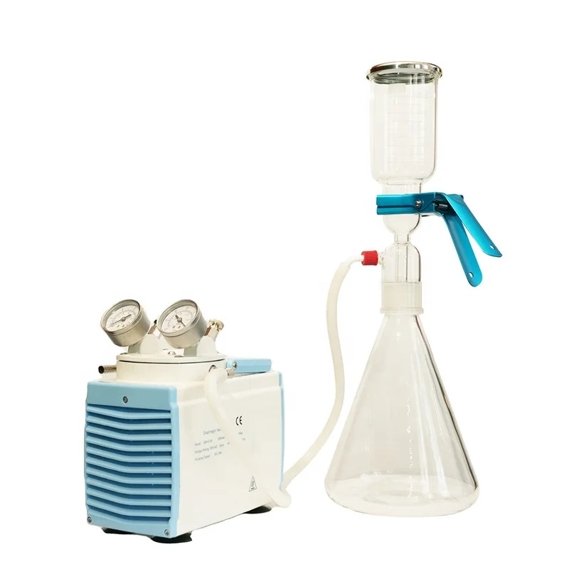 Vacuum glass for high-performance liquid chromatography pre filter in biological laboratory