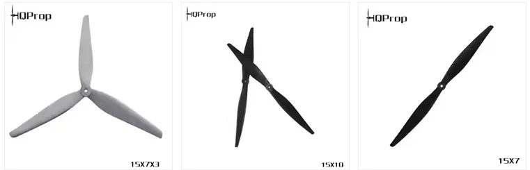 HQ HQPROP Propeller 11/12/13 / 15 inch 11x4.5/7.5 12x6 13x6.5/8/9/12 15X7/10 lots types 2 /3-Blades CCW CW fit RC drone airplane