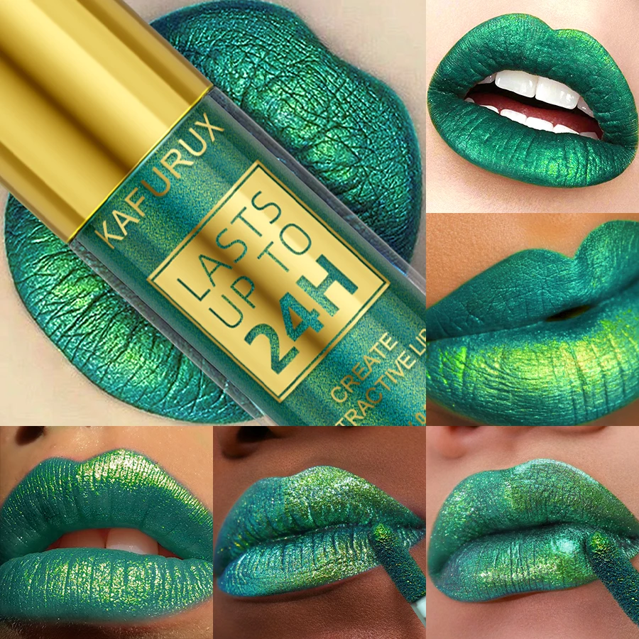 1개 메탈릭 글리터 립글로스 고발색 매트 쉬머 립글레이즈 립틴트 펄 립스 한국 메이크업 선물 리퀴드 립스틱