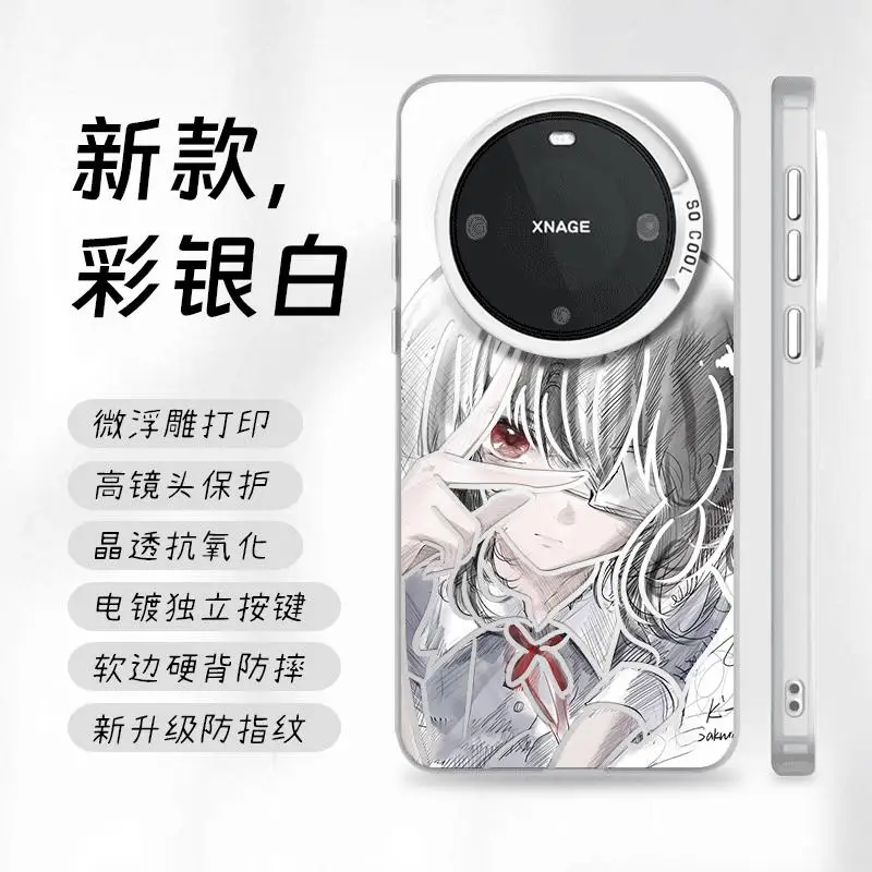Anime Misaki Mai Beautiful fake Phone Case for Samsung S25 S24 S23 For Xiaomi For VIVO 200 Ultra For OPPO Find x8 Pro Cover