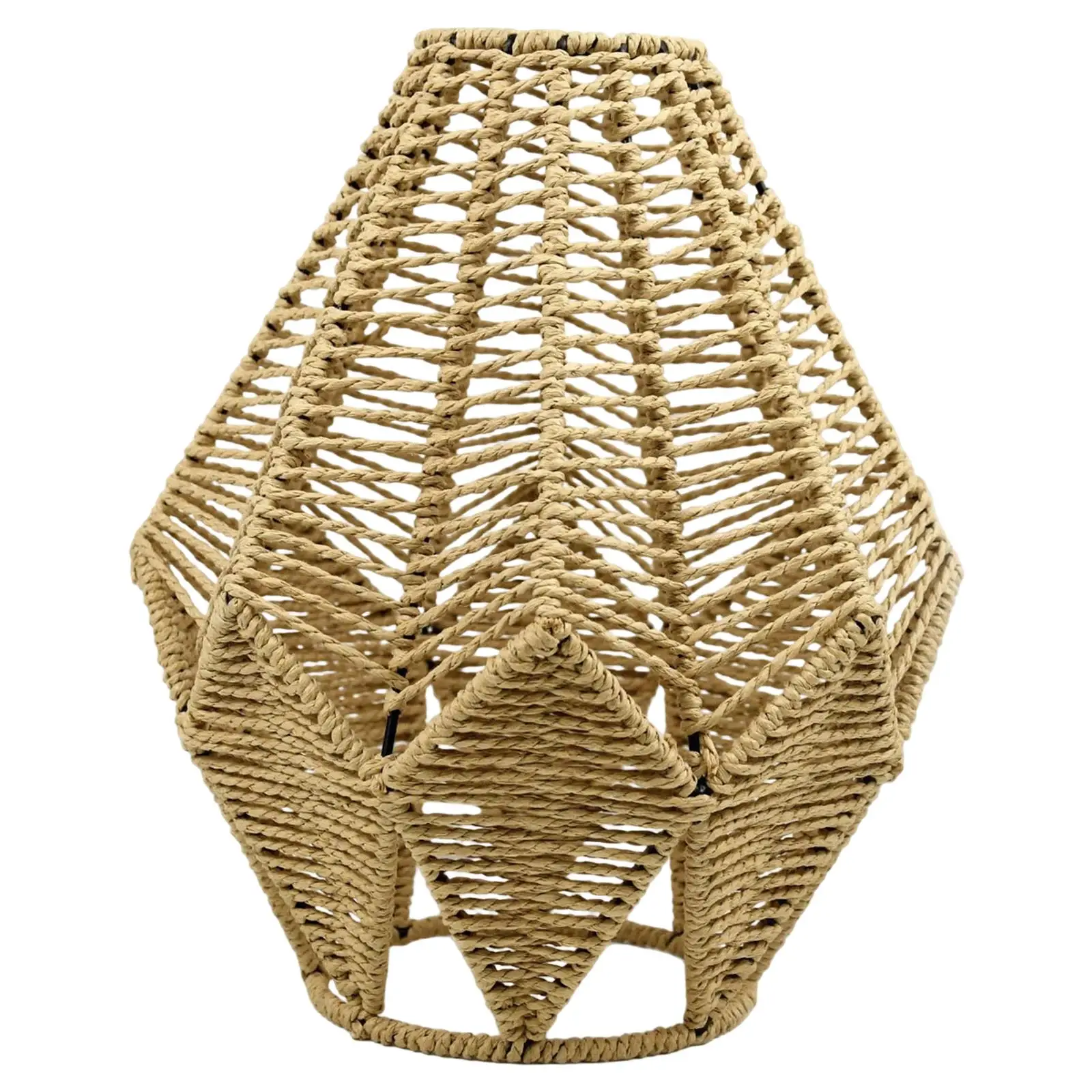 

Плетеный бумажный абажур для лампы, креативный уникальный винтажный подвесной светильник в стиле бохо