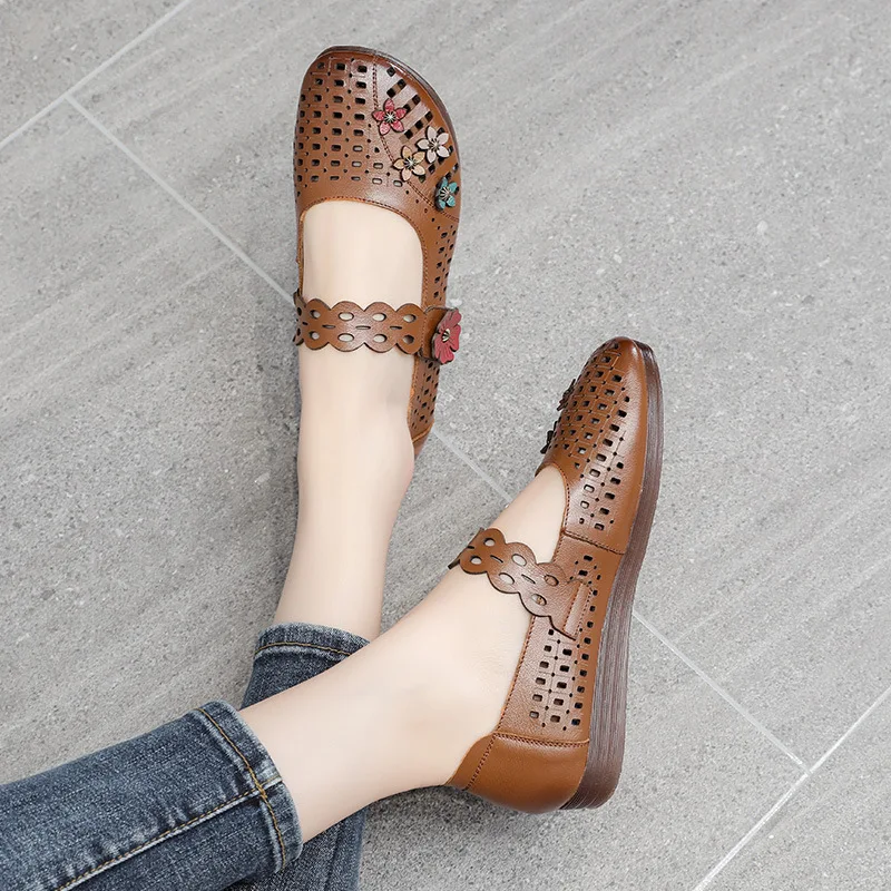 2021 Spring And Autumn New Retro Women's Single Shoes