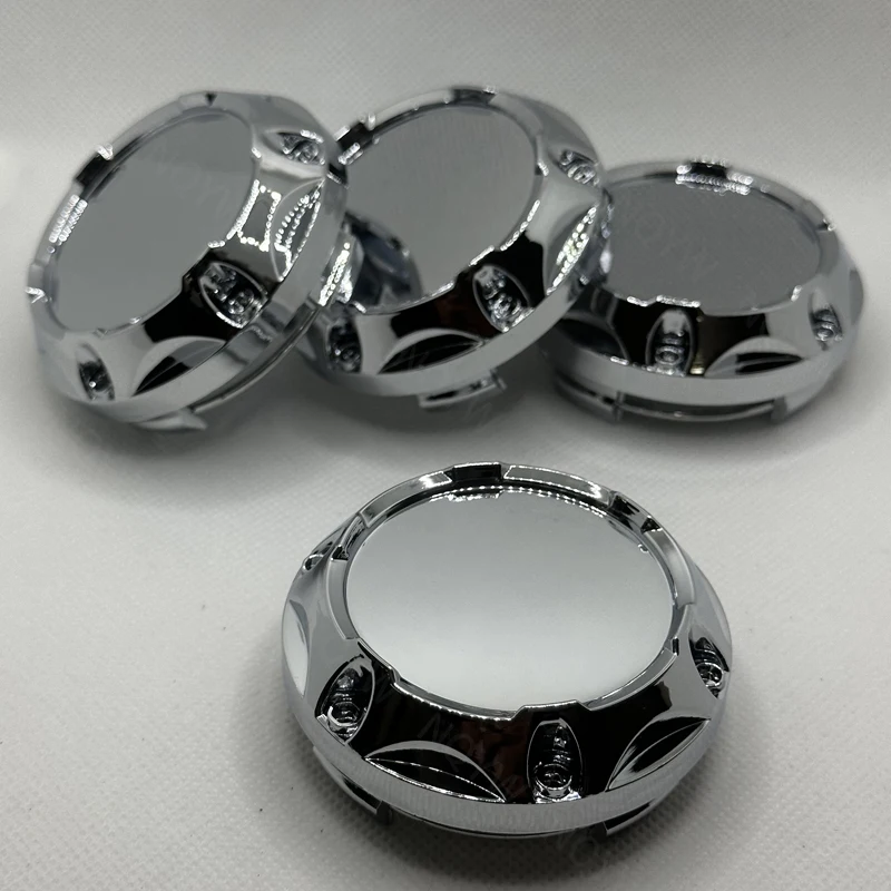 4 قطعة/الوحدة فارغة لا شعار 64 مللي متر عجلة غطاء المركز ABS السيارات محور عجلات غطاء حافة تجديد الديكور الإبداعي Hubcap غطاء غبار اكسسوارات #4