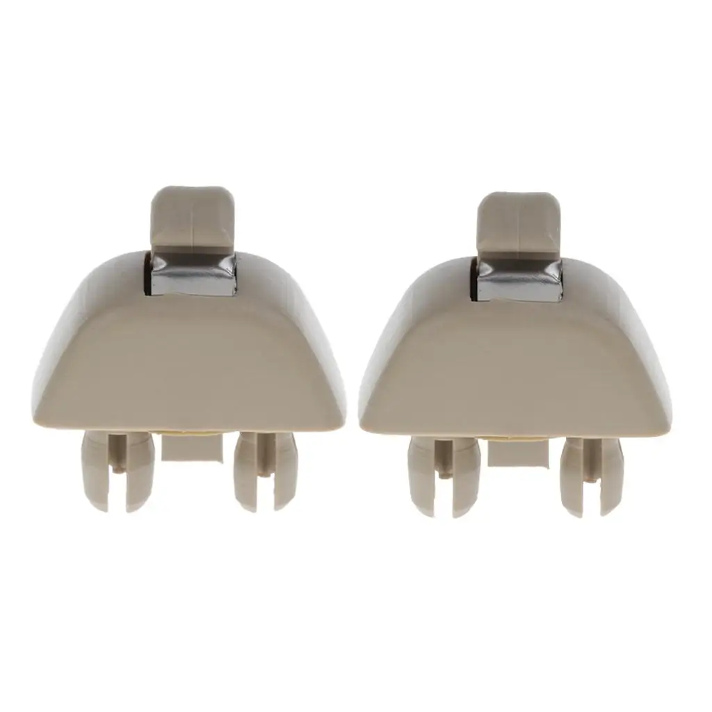 2 Pieces Inner Sun Visor Hook Clips for Audi A6 C6 for VW Passat Stable Characteristics High Reliability