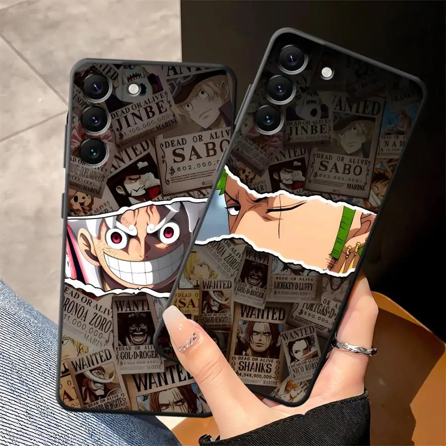 

Черный мягкий чехол для телефона Samsung Galaxy A51 A73 A41 A24 A55 A25 A71 A36 A22 A52 A32 A35 A26 A72 A23 A53 Anime Ones Pieces