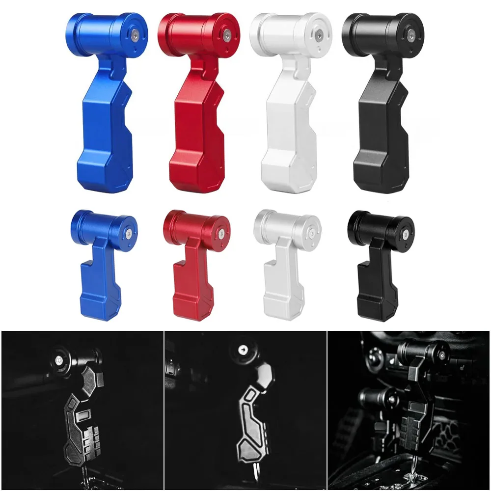 1pc Universal Modified Gear Shift Lever Knob Aluminum Aircraft Joystick Ergonomic Style 12/16cm Gear Shift Head M8 M10 M12