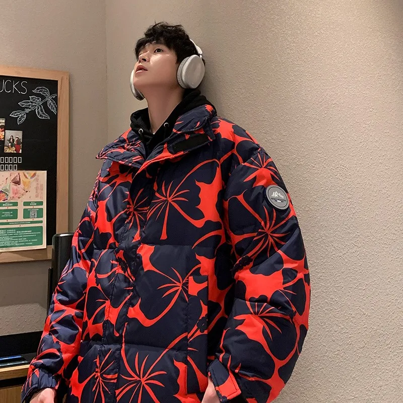 

Зимняя утепленная куртка с воротником-стойкой, корейский стиль, для активного отдыха, городская повседневная, с длинными рукавами, на молнии