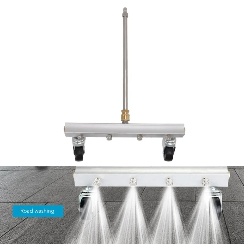 Undercarriage Cleaner Professional Under Car Water Broom With 4 Nozzles For Car Patio Courtyard Entrance