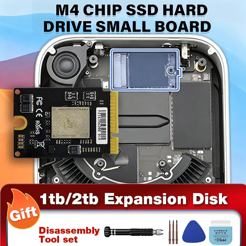 �y�Z�[�����zMac Mini M4�p �V�^M4 SSD�\���b�h�X�e�[�g�h���C�u�L�b�g 1TB/2TB �ő�4200MB/s�������� 2950MB/s�ǂݎ�� �����̃C���X�g�[���c�[���t��