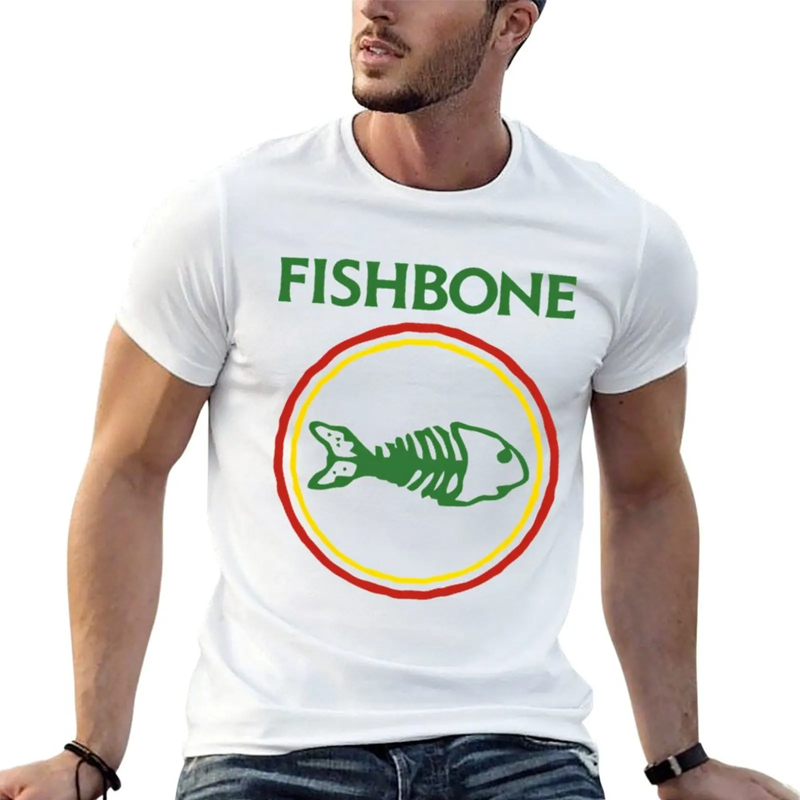 T-shirt Fishbone Ska Punk Funk Metal Reggae Truth And Soul, T-shirt de travail en plein air pour hommes