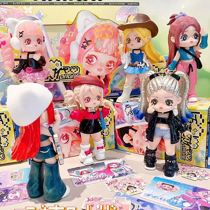 

Kilikili Retro Y2k Millennium Online Series Blind Box kawaii Action Figure Cute Anime Collectible Model Mystery Box Toys Gifts