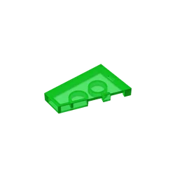 Gobricks GDS-M541 10pcs 2x3 Parts Wedge Tile Panel Left Bulk Cut Tiles Wall Bricks Plastic Tool Building Blocks Moc Sets