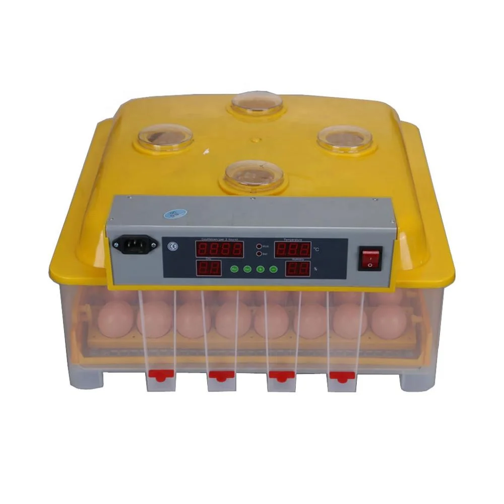 

Solar Double Power Fully Automatic 56 Egg Incubator, PC/PP Poultry Hatcher with High Hatch Rate for Chicken Duck Quail