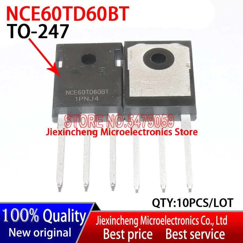 10PCS NCE60TD60BT NCE60TD60 TO-247 600V/60A IGBT 100% New Original