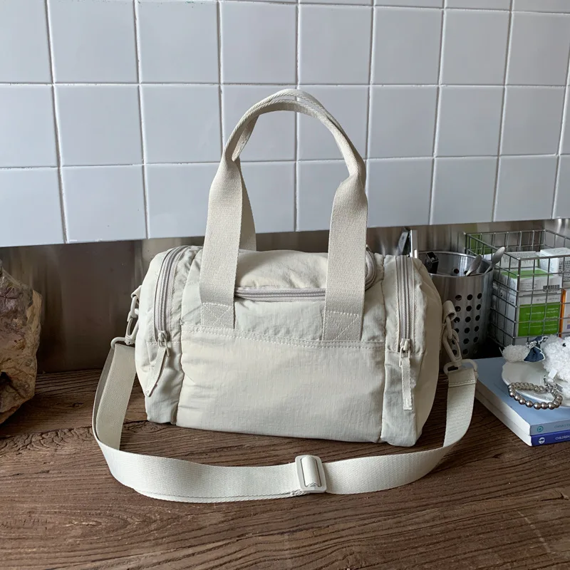 

Сумки через плечо большой вместимости для женщин, спортивная сумка через плечо для йоги, текстурированные повседневные и универсальные сумки для путешествий