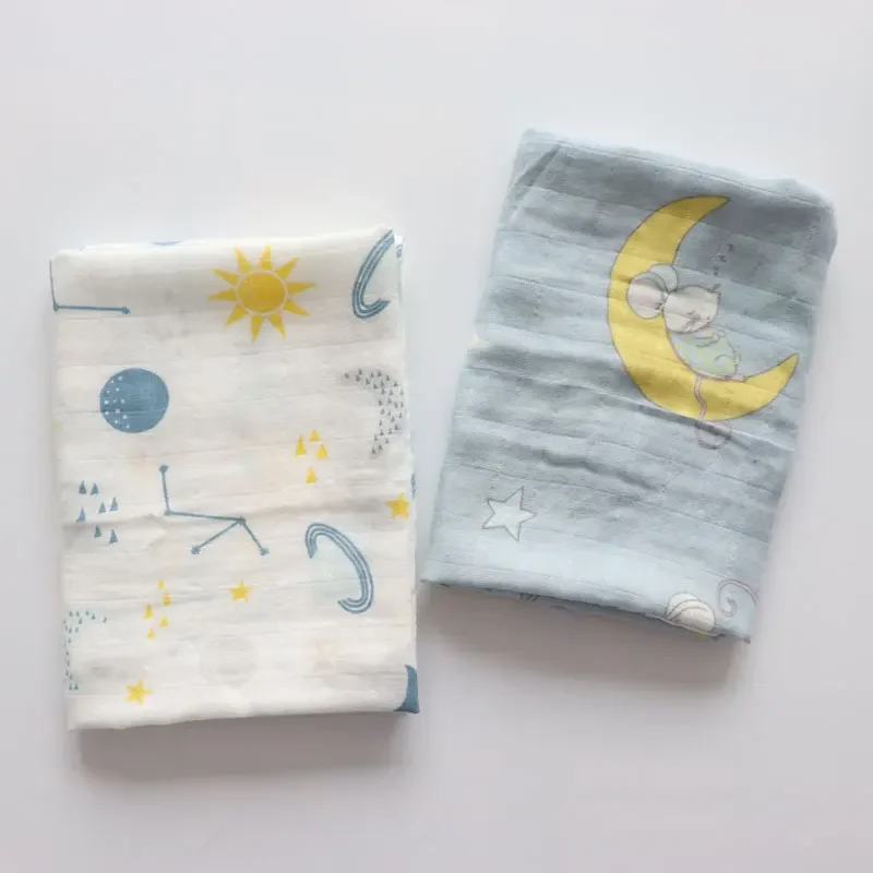 Baby Soothing Towel Super Soft Muslin Bath Towel For Newborns Multi Use Baby Bib Burp Cloth Kid Scarf Handkerchief 60x60cm