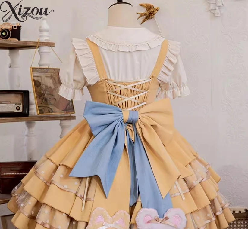 Camisa informal De moda De Color puro estilo Lolita, Tops De verano para Mujer, Tops elegantes De manga corta para Mujer 2025