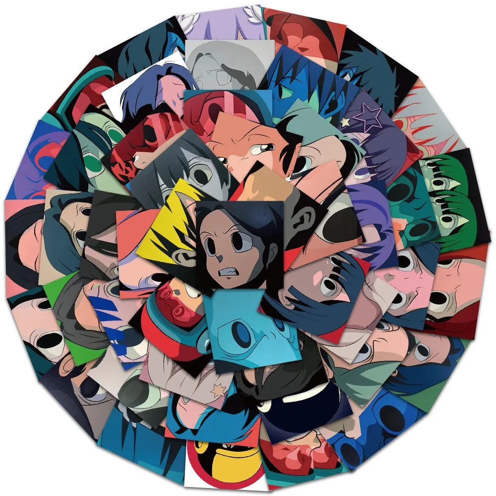 Aokizy หมวกกันน็อคสเก็ตบอร์ดสติกเกอร์กันน้ำลายกราฟฟิตีตกแต่งตามสั่ง50ชิ้น