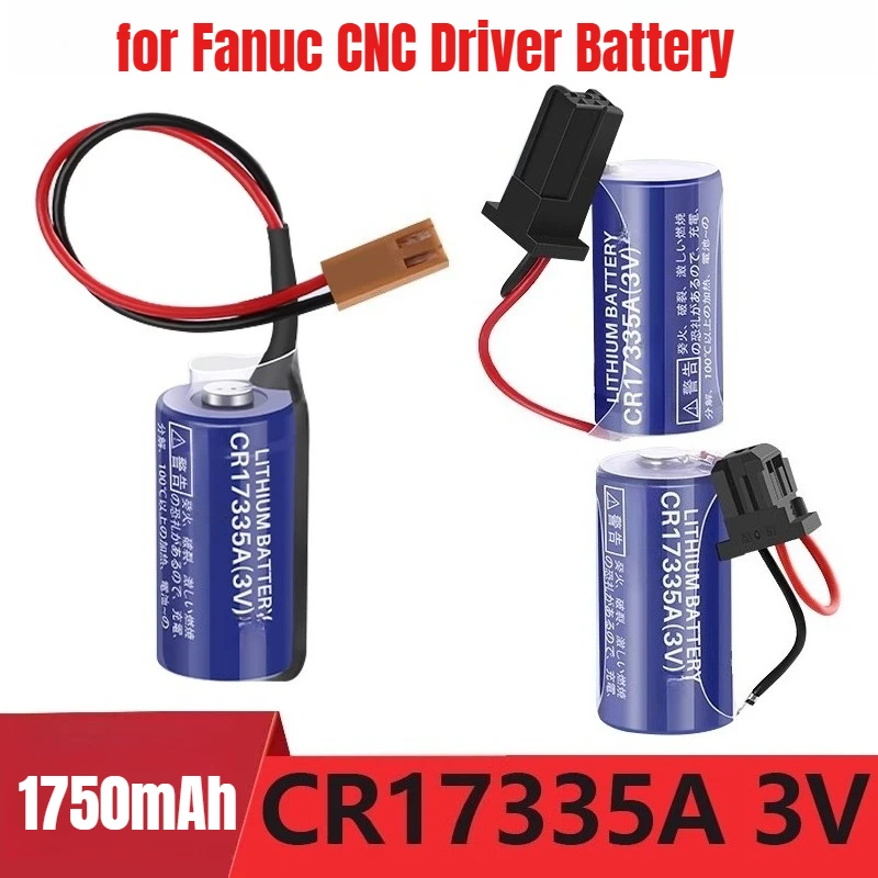 

1750mAh for MAXELL CR17335 3V Battery for Fanuc CNC Driver Battery