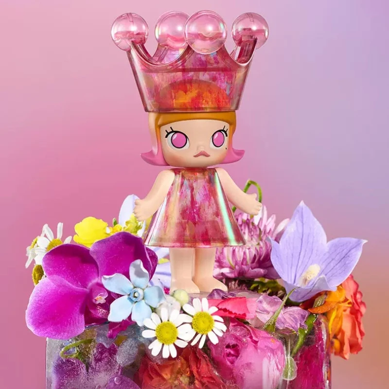 Genuine POP MART MEGA ROYAL MOLLY 100% Anniversary Series1 Blind Box Mystery Box Guess Bag Toys Doll Cute Anime Figure Gifts