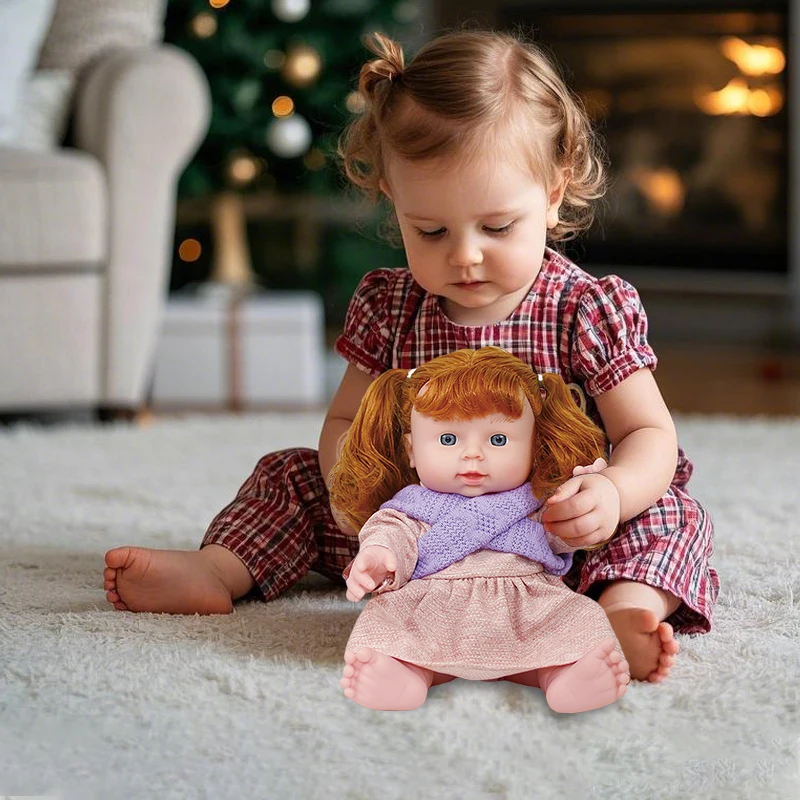 12 inch 30 cm pop met kleding realistische babypop voor kinderen schattige baby calmin pop beweegbaar poppenhuis verjaardagscadeaus kinderspeelgoed
