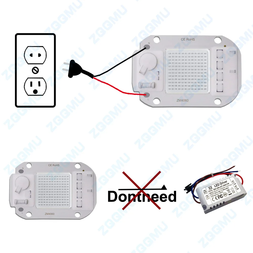 LEDパープルハンギングランプ,220V, 50W, 395nm