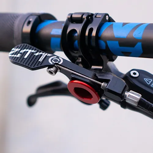 Imagen 2 del producto ZTTO MTB cuentagotas tija de sillín palanca bicicleta ajustable tija de sillín control remoto mango rodamiento Universal Shifter estilo cable