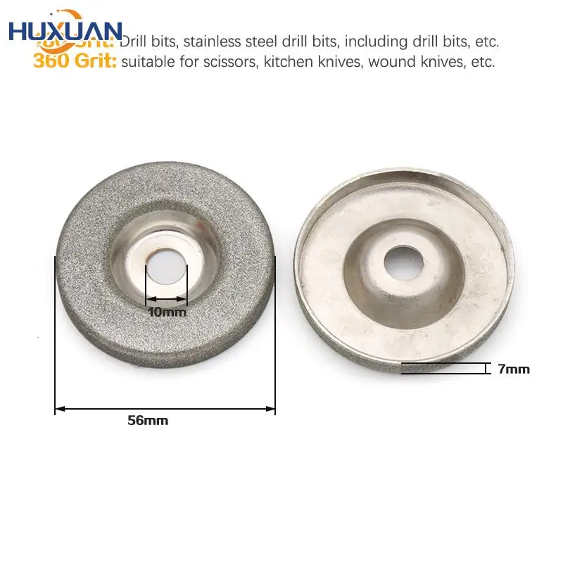 180/320/600Grit Circle Grinder Disc Stone Rautan Angle Cutting Wheel 50Mm 2 Inci Diamond Grinding Wheel Rautan TrimmingTool