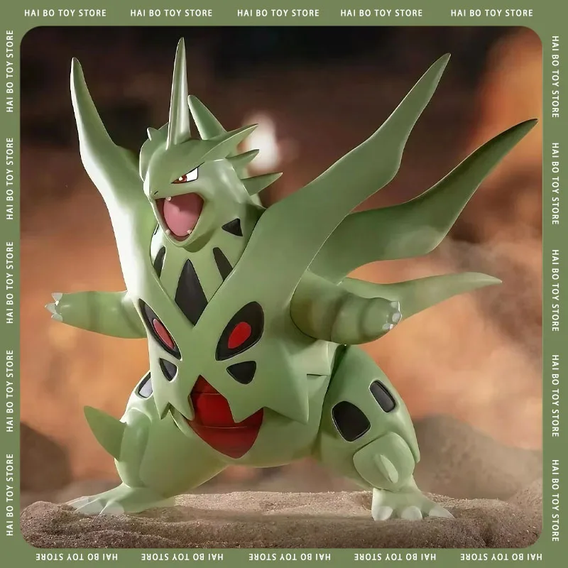 

Pokemon 14cm Tyranitar Anime Figure Mega Figures 1/20 Pvc Figurine Statue Model Doll Collection Room Decoration Desk Toys Gift