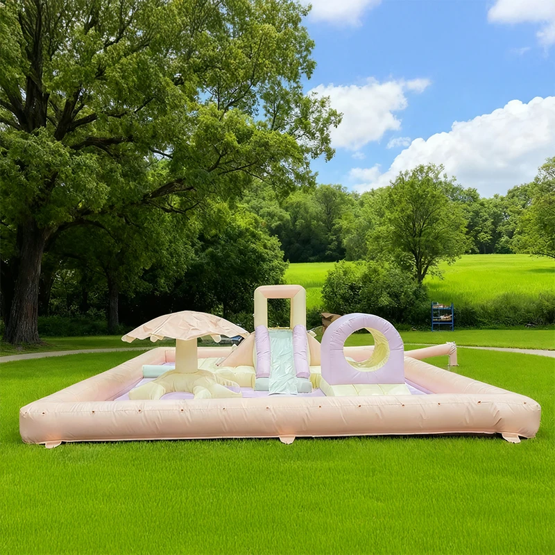 

Мягкая игровая забавная парковая игровая площадка, горка с мячом для детей, вечерние мероприятия, курс препятствий, надувной шезлонг с водной горкой