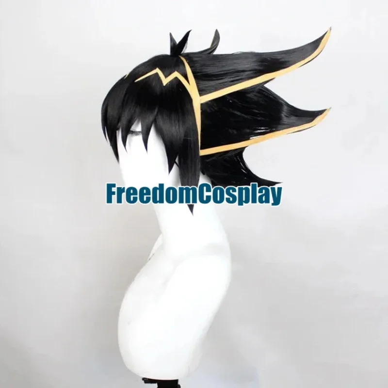 Ю-ген-О! Парик для косплея Yusei Fudo 5D, шапочка для парика на заказ