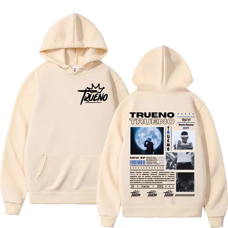 

Rapper Trueno Album Cover Hoodie Harajuku Hip Hop Punk Rock Hoodies Men Women High Quality Fashion Casual Fleece Sweatshirt