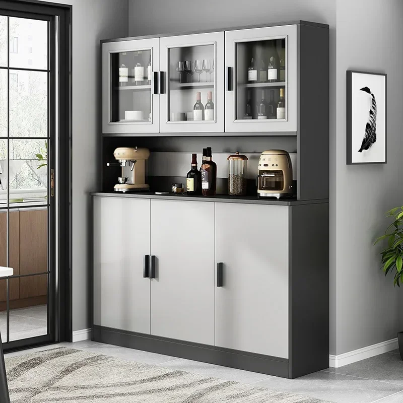 Modern Tall Minimalist Sideboard Buffet Slate Cupboard Living Room Furniture Entrance Hall Console Table Kitchen Storage Cabinet