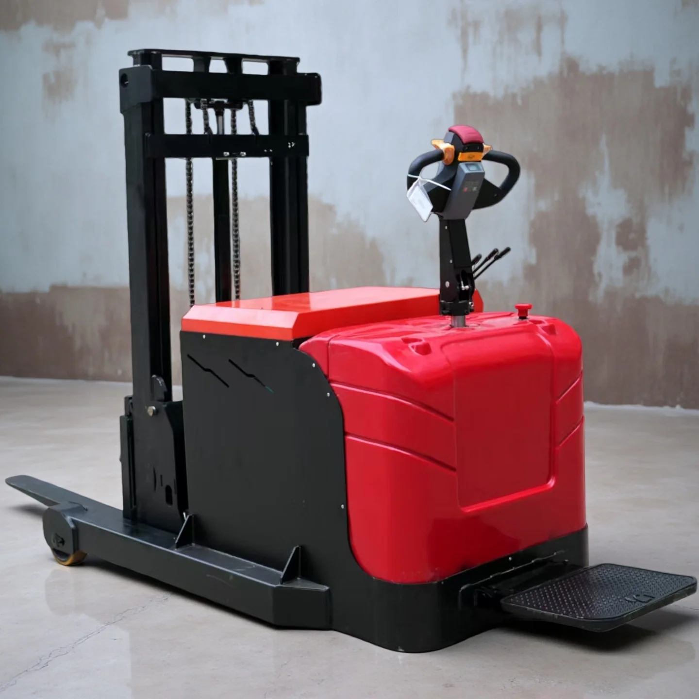 Customized Free Shipping Factory Price 1.5 Ton Electric Pallet Stacker 1500kg Capacity 3m 4m Portable Loading Loader New Conditi