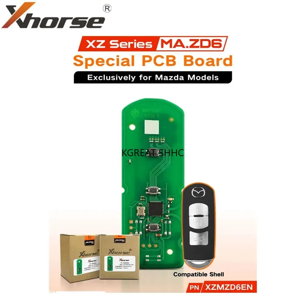 XHORSE XZMZD6EN Special Key PCB Board Exclusively for Mazda Models for Car Remote Key