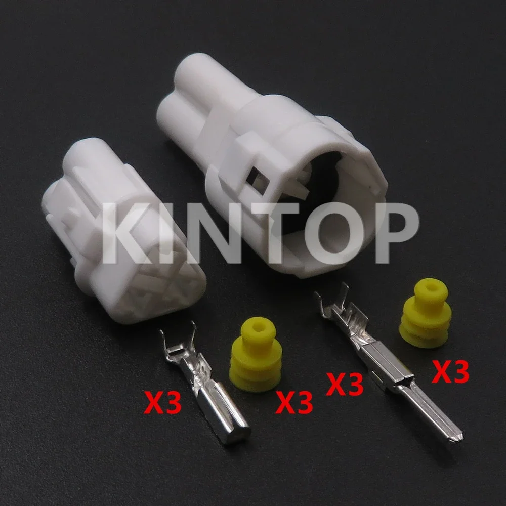 1 Set 3 Pins 6180-3241 AC Assembly Auto Male Female Wire Socket Auto Replacement Plug Parts 6187-3231 Car Electrical Connector - Detail 1