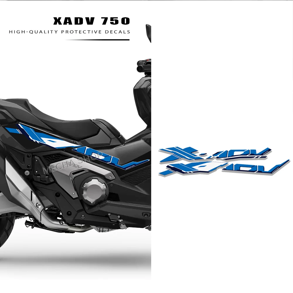 

For X-ADV 750 2021–2024 Motorcycle Fairing Decals Anti-Scratch Body Stickers
