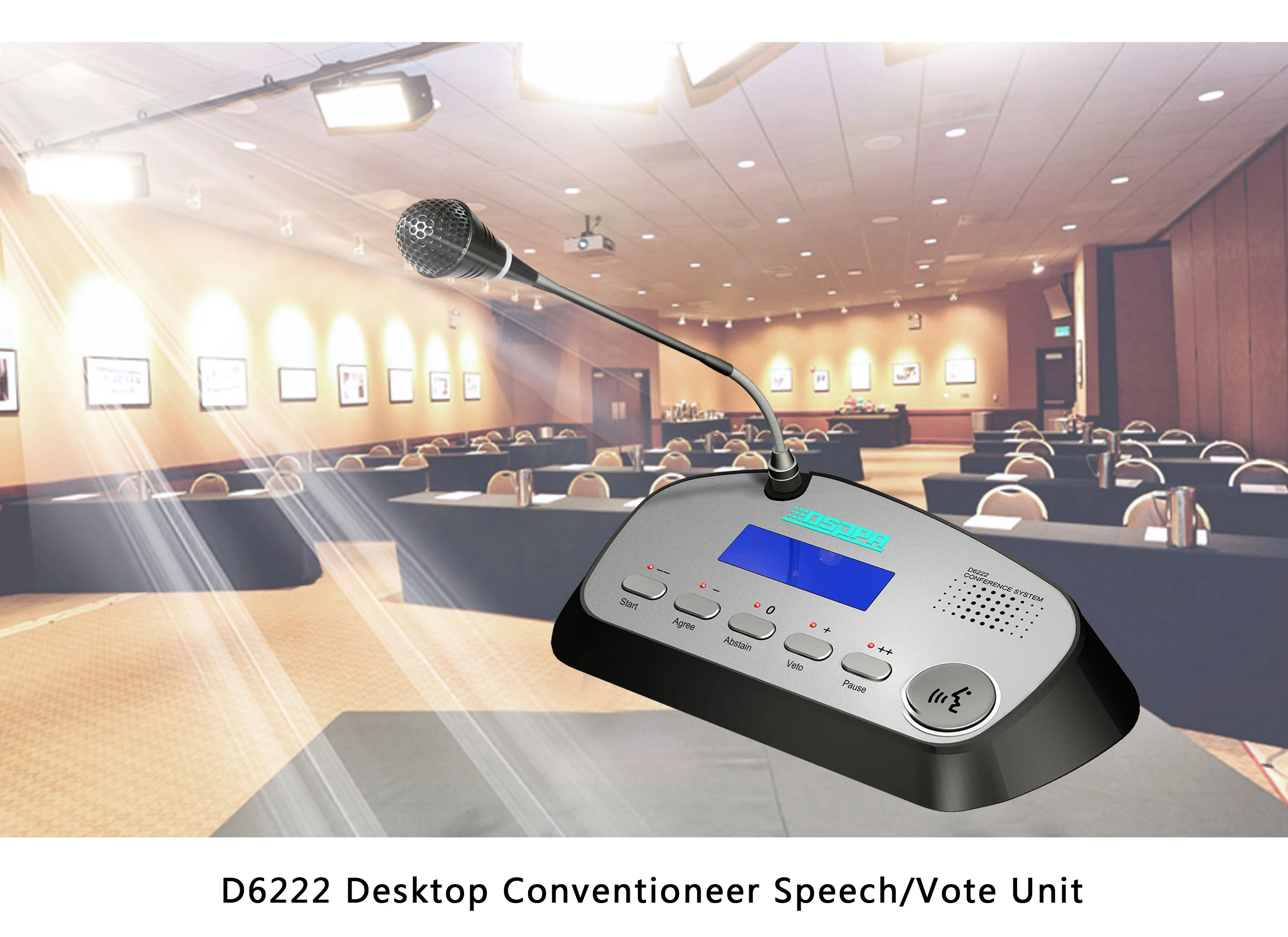 Conference System Tabletop Discussion Voting Chairman /Delegate Unit Conference Microphone