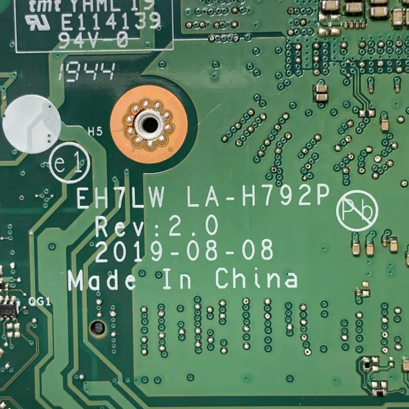 

LA-H792P EH7LW With SRGKY I5-10210U CPU Mainboard For Acer A315-54 A317-51 Laptop Motherboard 100% Full Tested Working Well