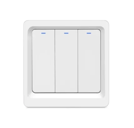 

Hot sales European standard 600W 3 gang 2 way smart light switch wifi switch smart home for selling