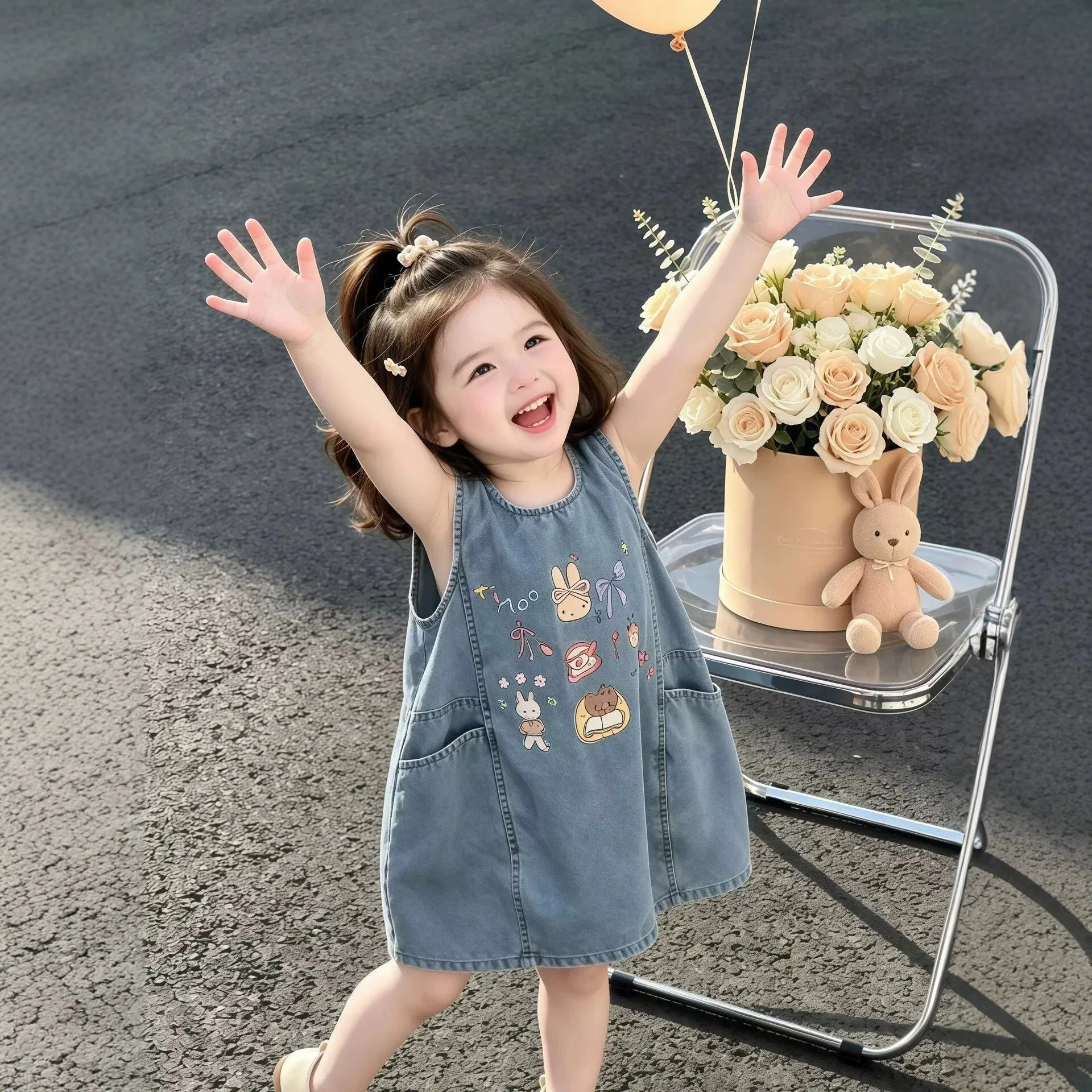 Autumn winter arrival thin chic baby girls dress outfit Kids Autumn Winter Dress Sweet toddler children